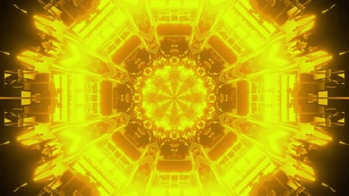 Dynamisches Golden Tunnel-Hintergrundvideo