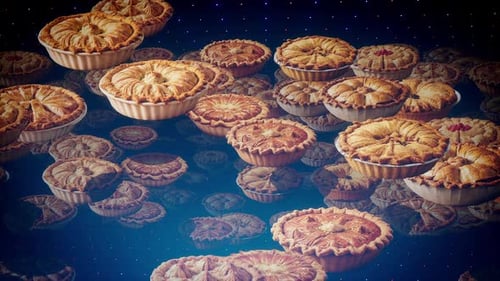 Delicious Pies Motion Background Loop