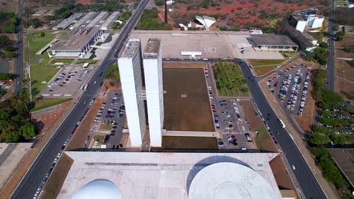 National Congress At Brasilia In Federal District Brazil.