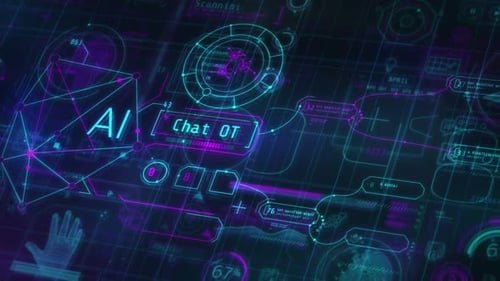 Virtueller Raum der künstlichen Intelligenz