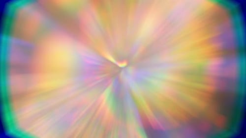 Bunte Abstraktion erzeugt einen faszinierenden Effekt auf dunklem Hintergrund