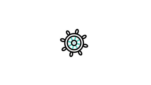 Rudder Animated Icon