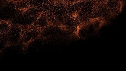 Orange Particle Flow