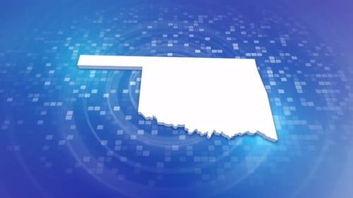 Modern Digital Map Outline Fill Reveal