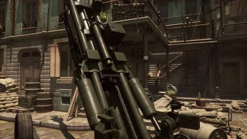 Cannon Gun in the City