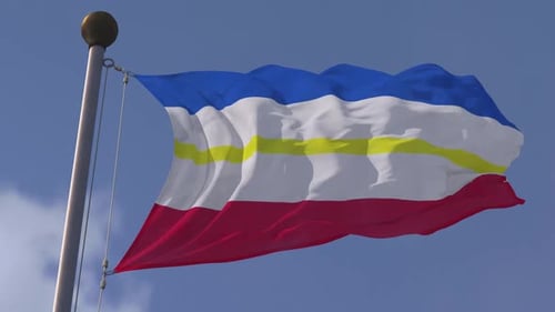 Drapeau du Mecklembourg-Poméranie occidentale Ralenti