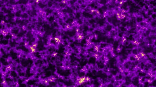 Animation Web cosmique - Une structure à grande échelle de l'univers - Loopable
