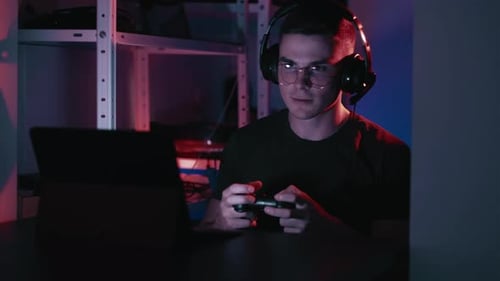 Gamer Fun Cyber Entertainment Playing Video Game
