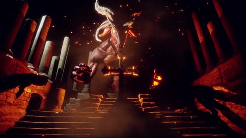 Goat Demon Baphomet VJ Loop