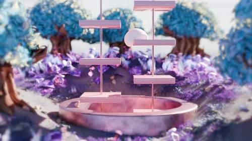 Gumball Falling 3D Satisfying Animation