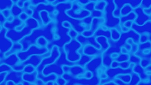 Abstract Fluid Blue Glowing Lines Organic Animated Background Loop
