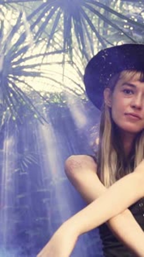 Magical Moments With Colorful Smoke in an Enchanted Forest Setting