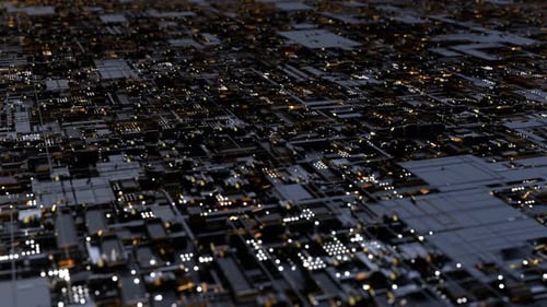 Antecedentes tecnológicos. Placa base moderna con procesos Electrónico internos.