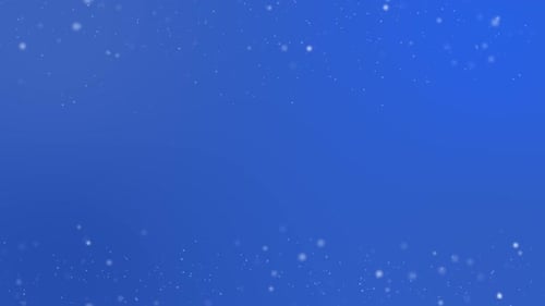 sky blue background video with particles blue particles bokeh flow on blue background