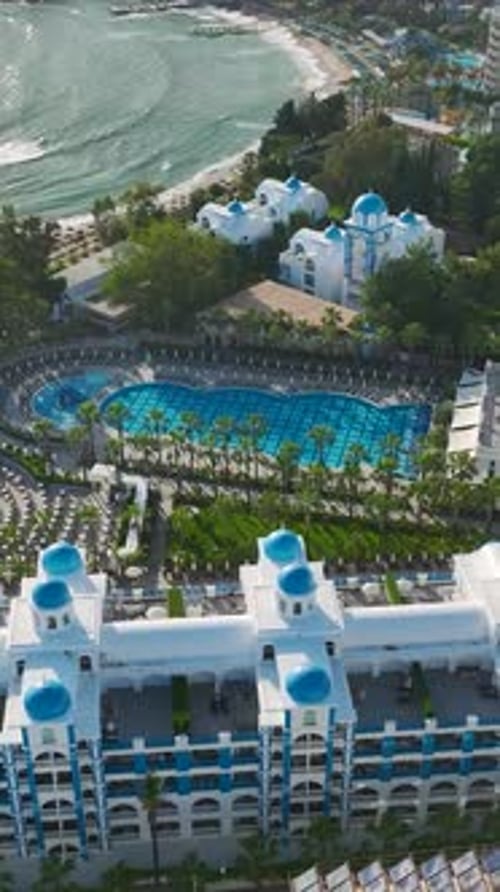 Vertical Video Elite Hotel By the Mediterranean Offering Sparkling Pools Private Beaches and