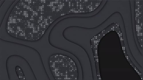 Elegant Abstract Wavy Layered Background with Sparkling Dots