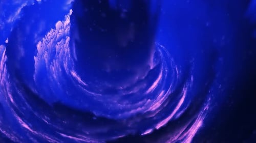Deep Blue Purple Abstract Swirling Vortex Background
