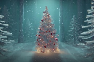 Silver Christmas Tree