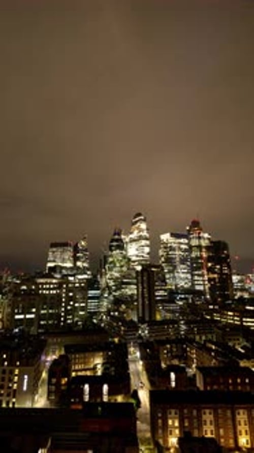 City of London Skyscraper Skyline Vertical