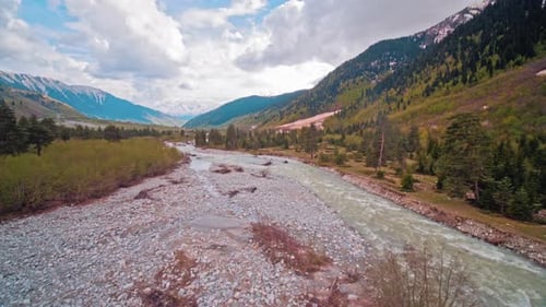 Paisagem montanhosa pitoresca