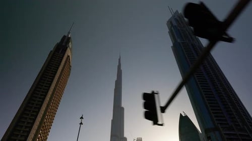 Burj Khalifa and other skyscrapers, Dubai