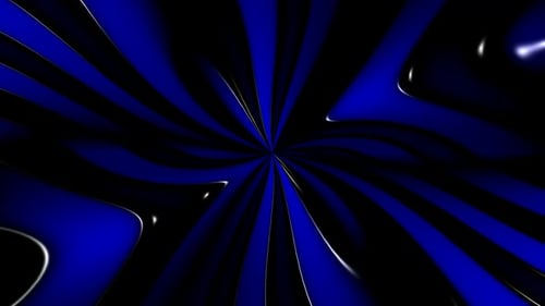 Hintergrund mit blauen und schwarzen Plasmawellen, 3D-Render, Exklusiv, Reflexion, einzigartiges Design