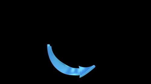 Circular 3D Arrow Loop Movement