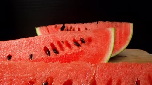 Watermelon in macro video