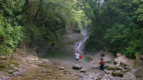 Mountain River in the Jungle