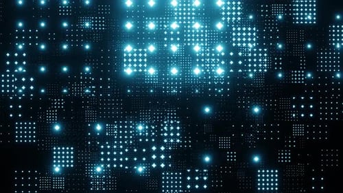 Nahtloser Regelkreis Abstraktes globales digitales Netzwerk Blaue Netzwerkverbindungsstruktur Digitaler Hintergrund