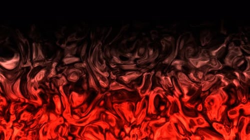 Dynamic Abstract Red Fluid Motion Background