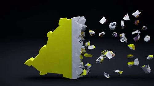 Vatican City Map Reveal Intro Animation