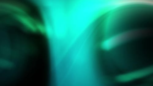 Green smoke effect light moving at intervals dark background