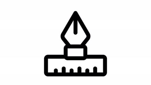 Vektor-Linien-Icon-Animation