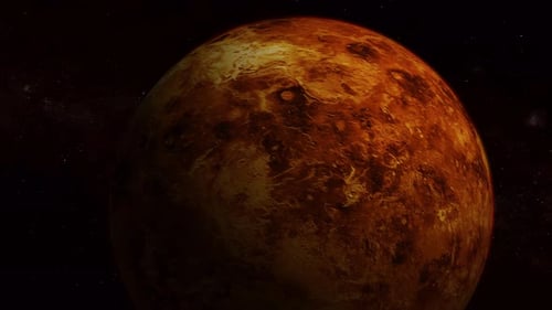 View Realistic 3d Venus Surface Planet Planet With Star