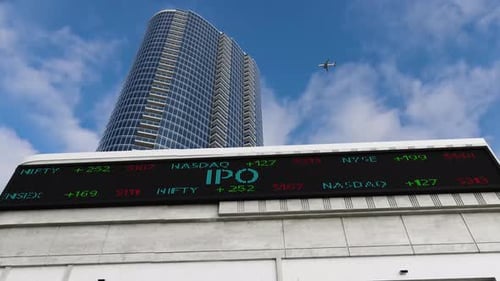 IPO Stock Market Board