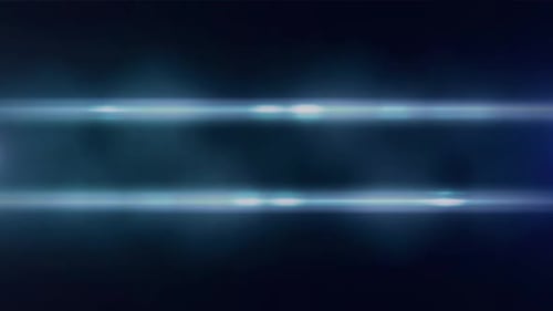 Abstract blue lights optical lens flares.