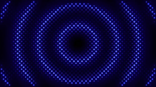 Loop Blue Background with Glowing Led Light