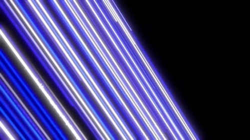 Abstract Diagonal Neon Lines Moving Background Animation