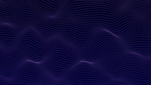 Abstract Waving Lines Digital Background Loop