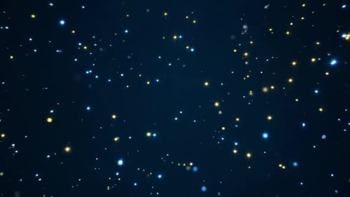 De nombreuses petites lumières rougeoyantes sur un fond sombre,