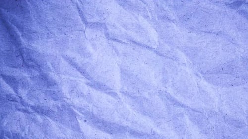 Blue Crumpled Paper Texture Background 4K