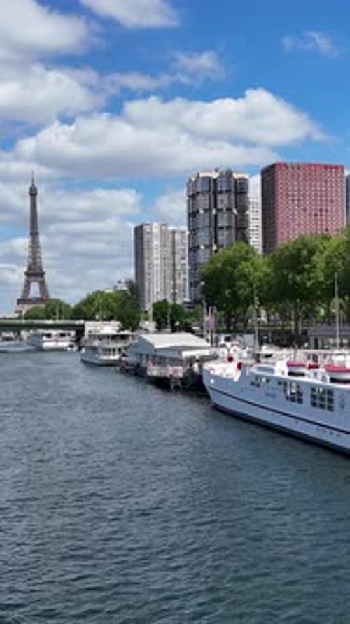 Seine River At Paris In France Island France.