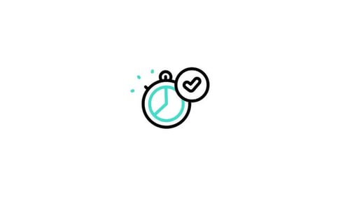 Animiertes Symbol mit Auflösung