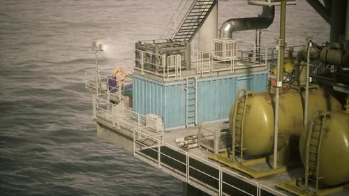 Industrial Offshore Setup Equipment Assembly for Marine Oil Extraction