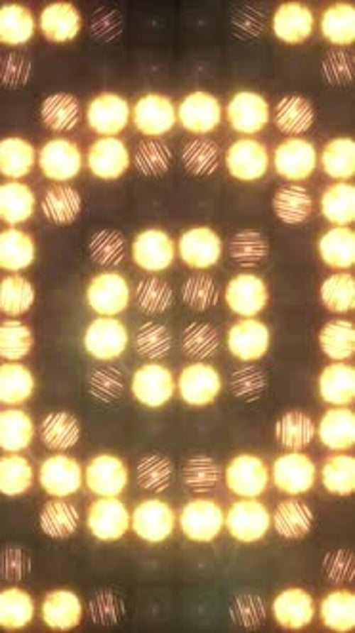 Kreisförmiges Blinken der Wand von Light Loop