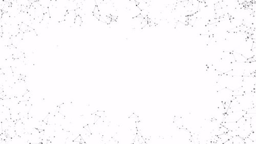 Dynamic Digital Network Connecting Dots Frame Animation