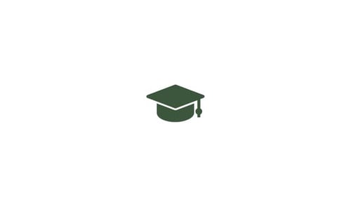 Animated Graduation Cap Icon for Education and Celebration Projects