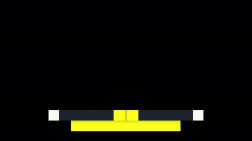 Game Time Collection: Grey and yellow colored score bar template at the bottom of the screen