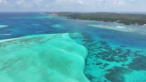 Underwater Dune At San Andres In Providencia Y Santa Catalina Colombia.